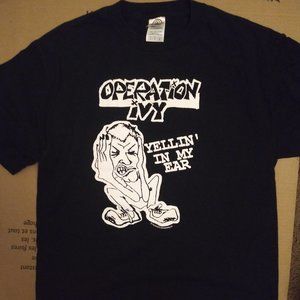 Operation Ivy Yellin In My Ear Vintage T-Shirt (Size Medium) NEW Punk Rock